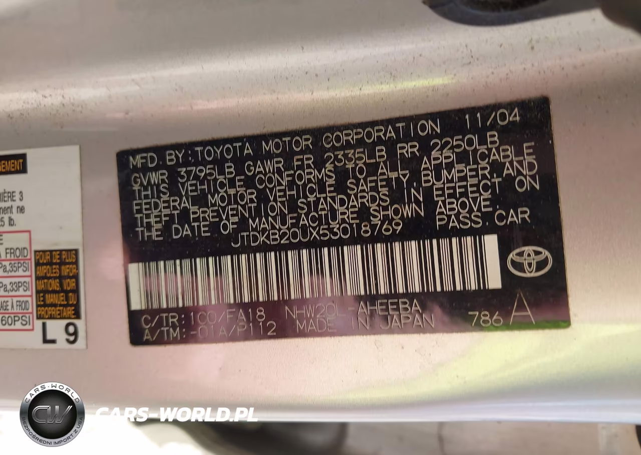 2005 Toyota Prius VIN:JTDKB20UX53018769 - 9
