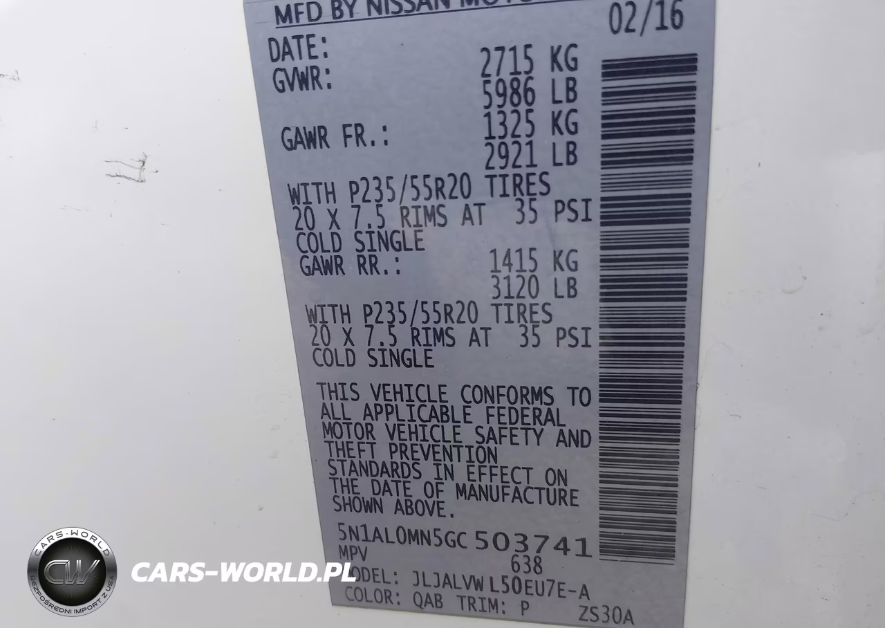 2016 Infiniti Qx60 VIN:5N1AL0MN5GC503741 - 9