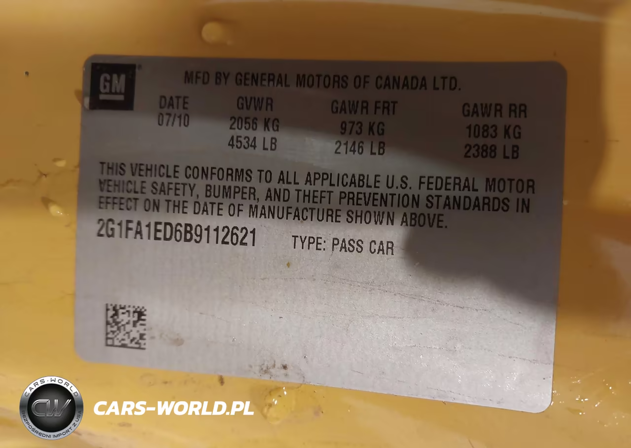 2011 Chevrolet Camaro 2Ls VIN:2G1FA1ED6B9112621 - 9