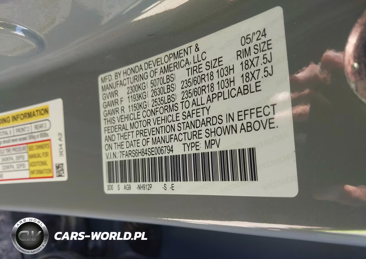 2025 Honda Cr-V Hybrid Sport-L VIN:7FARS6H84SE006794 - 9