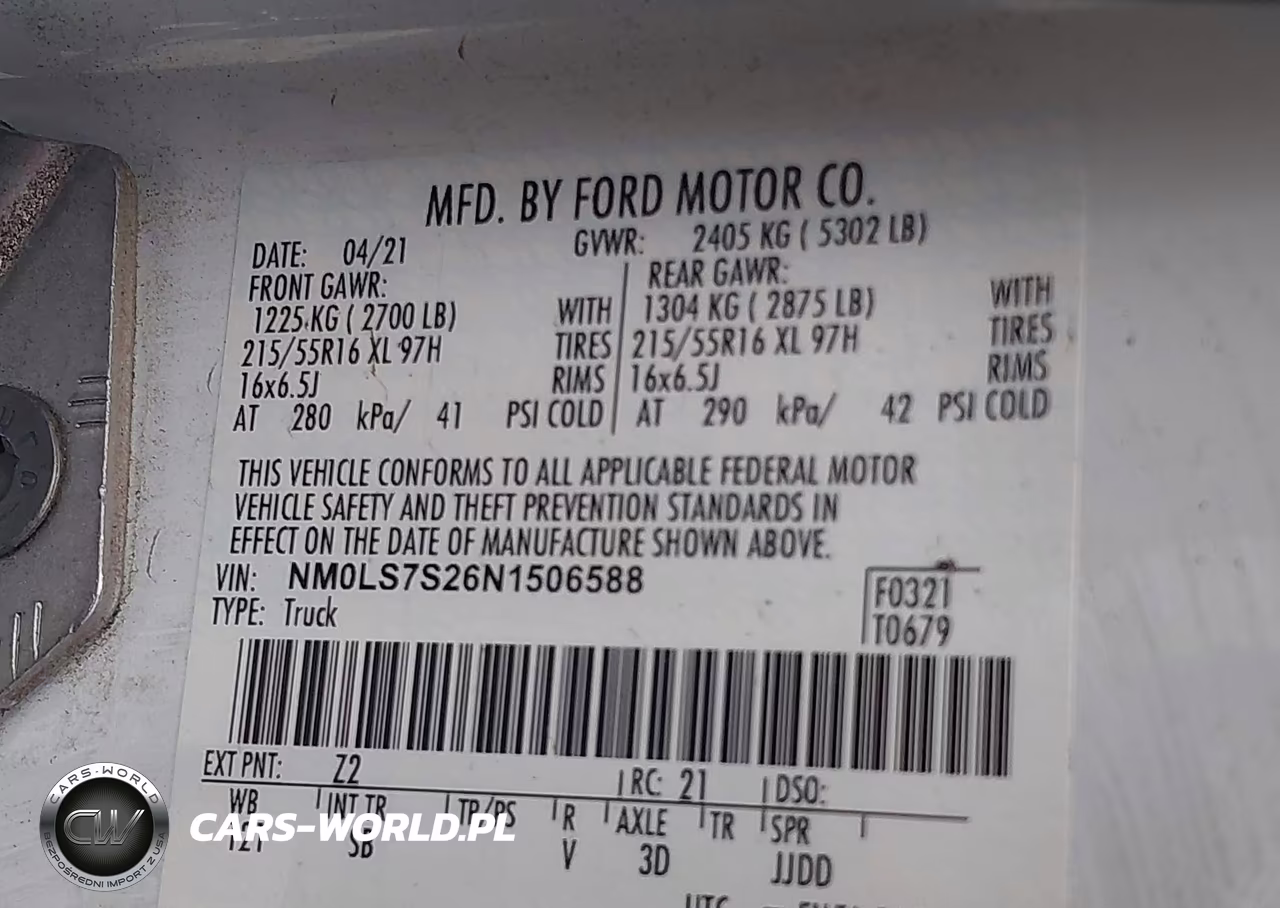 2022 Ford Transit Connect Xl VIN:NM0LS7S26N1506588 - 9