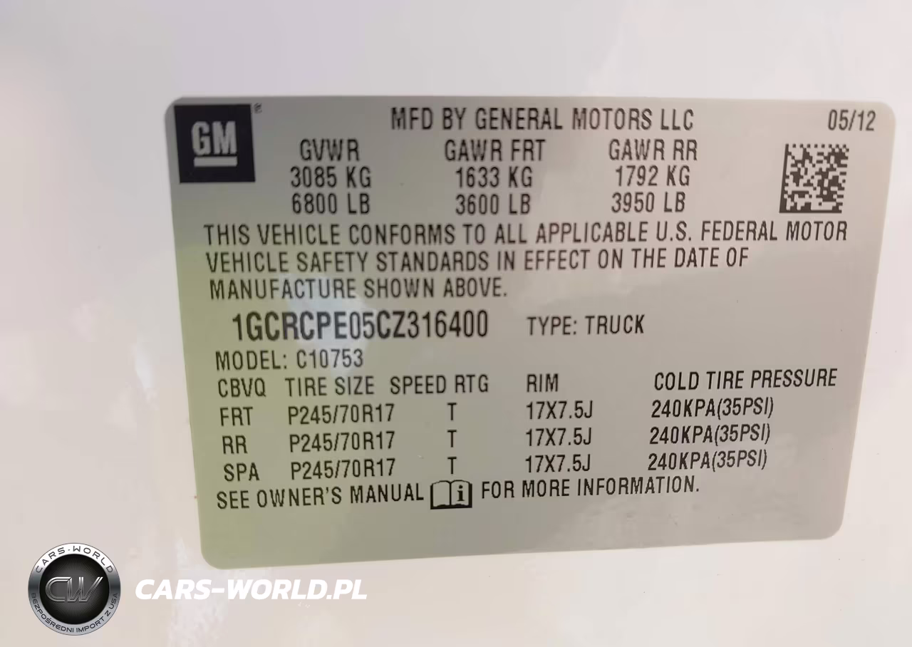 2012 Chevrolet Silverado 1500 Work Truck VIN:1GCRCPE05CZ316400 - 9