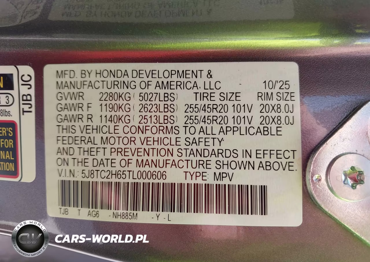 2026 Acura Rdx A-Spec VIN:5J8TC2H65TL000606 - 9