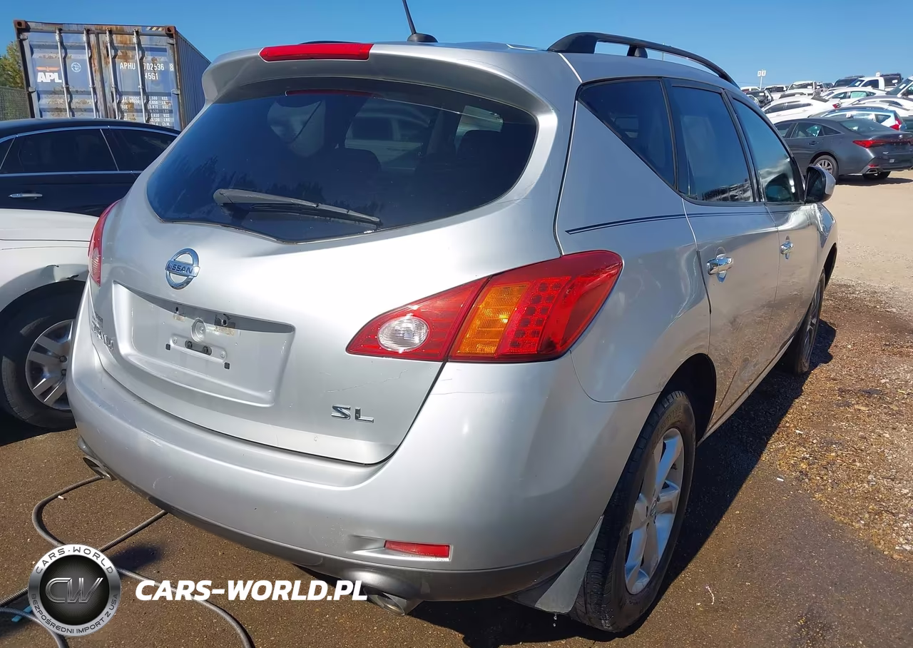 2009 Nissan Murano Sl VIN:JN8AZ18U39W019020 - 4