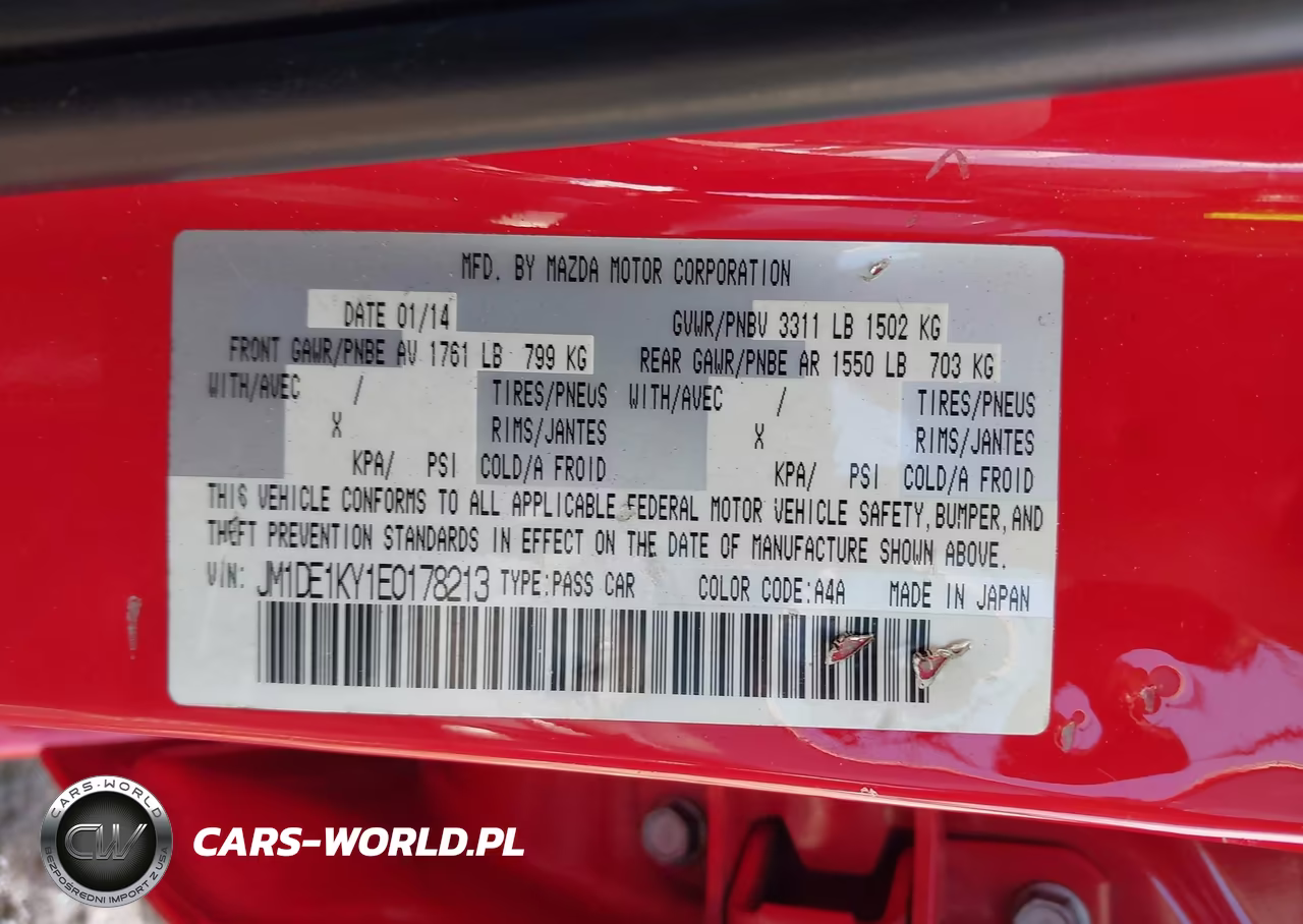 2014 Mazda Mazda2 Sport VIN:JM1DE1KY1E0178213 - 9