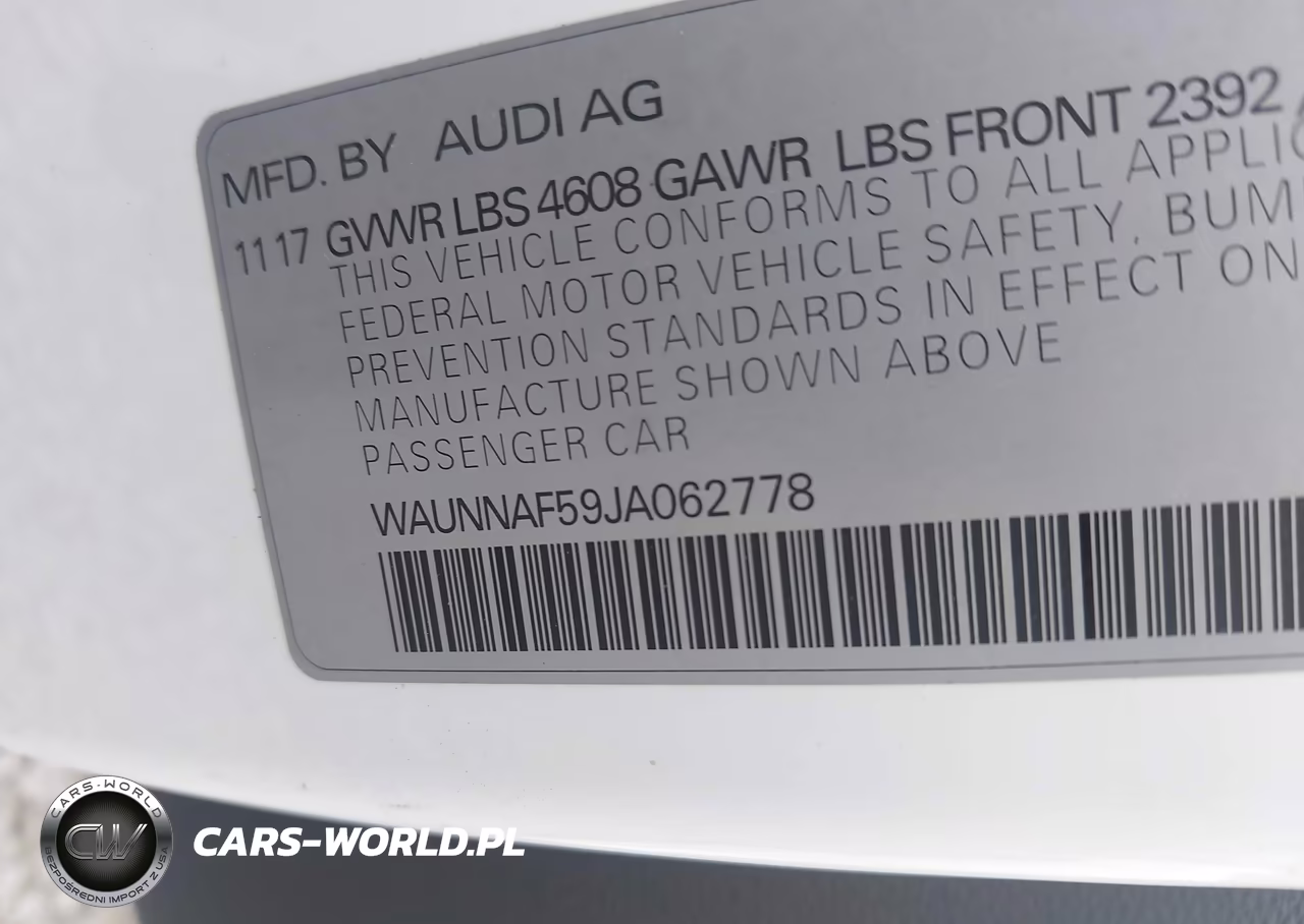 2018 Audi A5 2.0T Premium VIN:WAUNNAF59JA062778 - 9