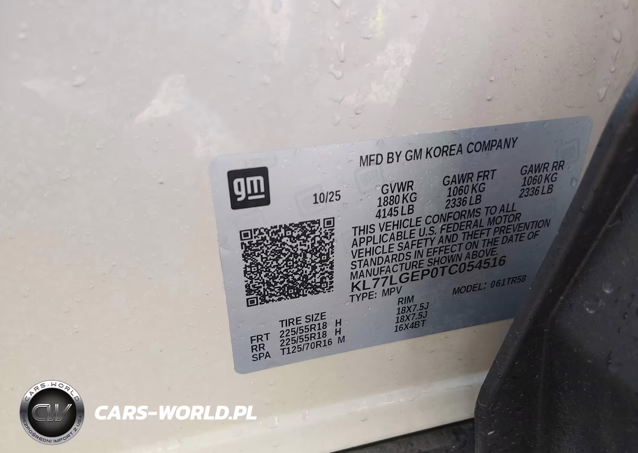 2026 Chevrolet Trax Fwd 1Rs VIN:KL77LGEP0TC054516 - 9
