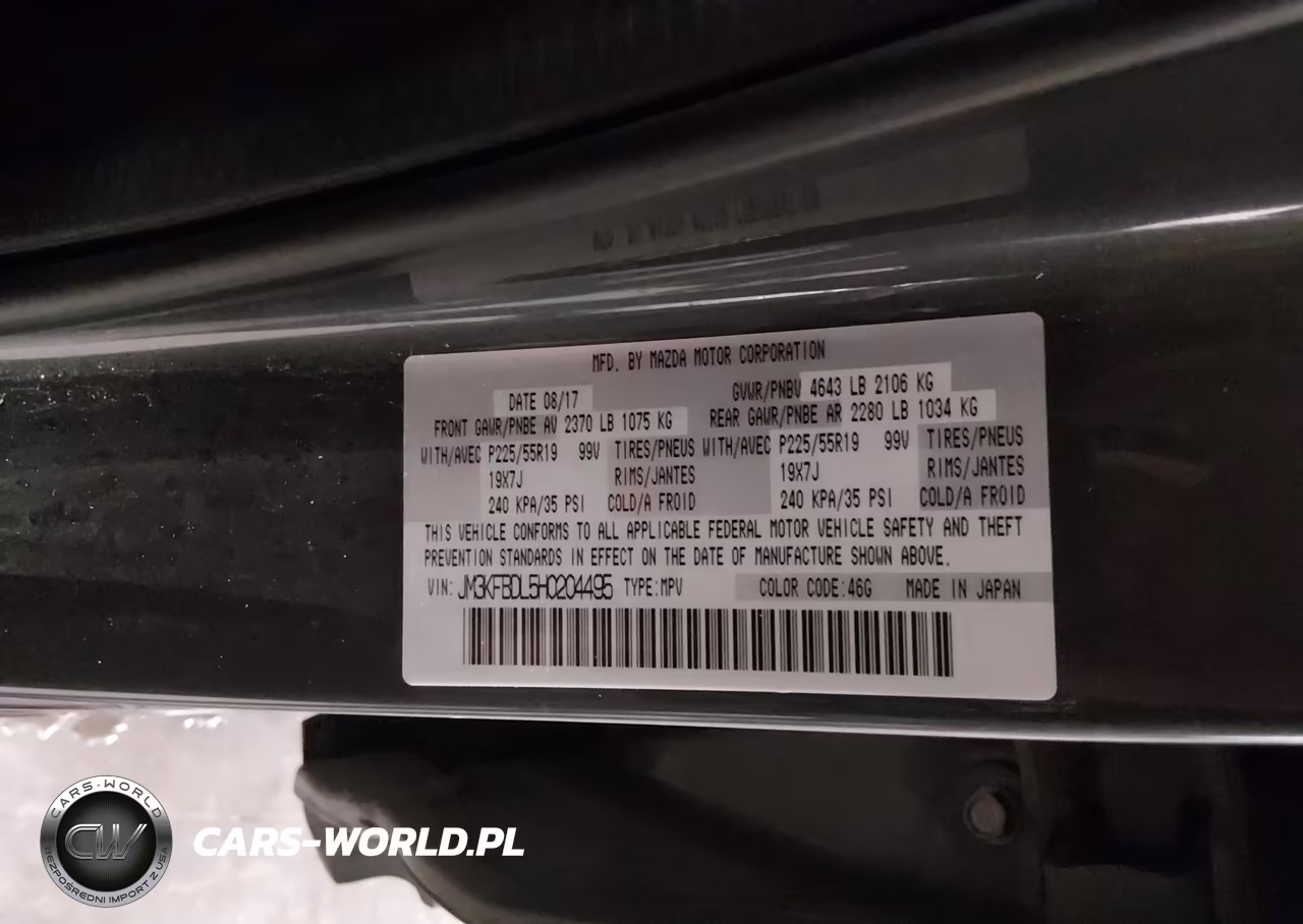 2017 Mazda Cx-5 Grand Touring VIN:JM3KFBDL5H0204495 - 9