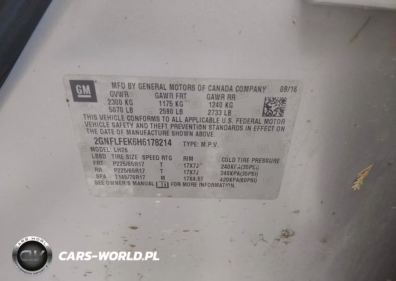 2017 Chevrolet Equinox Lt VIN:2GNFLFEK6H6178214 - 9