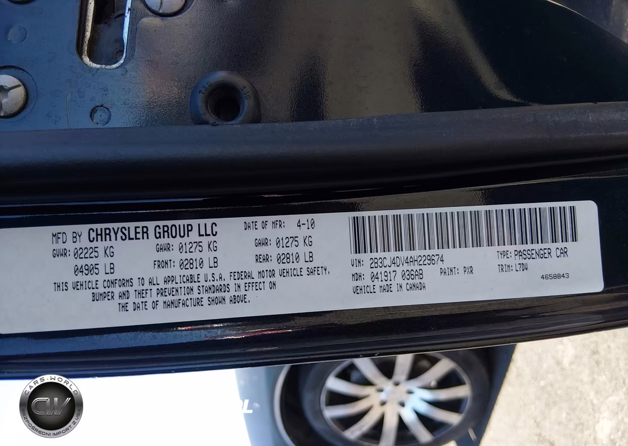 2010 Dodge Challenger Se VIN:2B3CJ4DV4AH229674 - 9