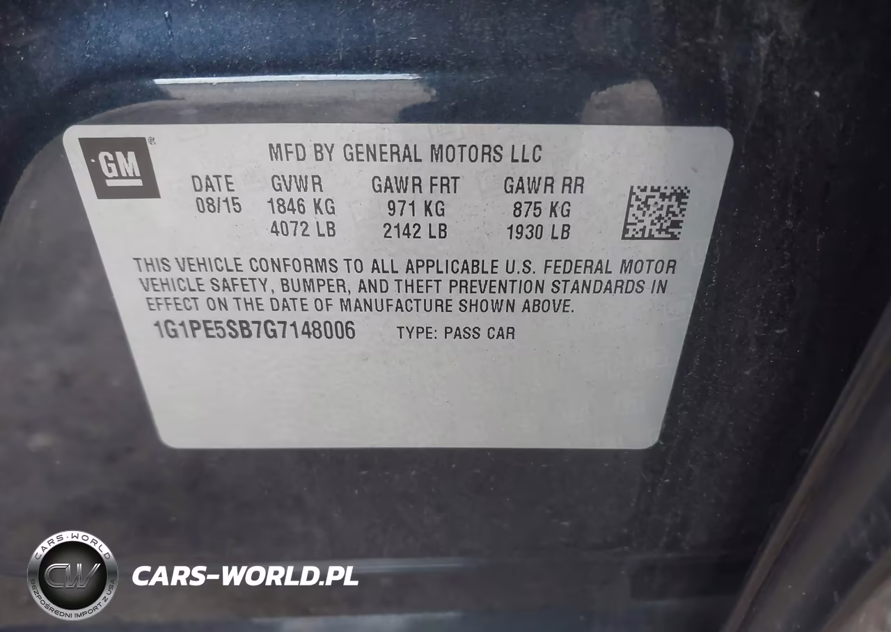 2016 Chevrolet Cruze Limited 1Lt Auto VIN:1G1PE5SB7G7148006 - 9