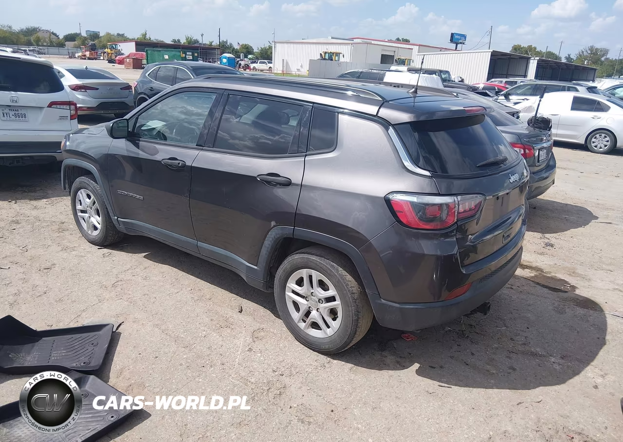 2018 Jeep Compass Sport Fwd VIN:3C4NJCAB3JT123333 - 3
