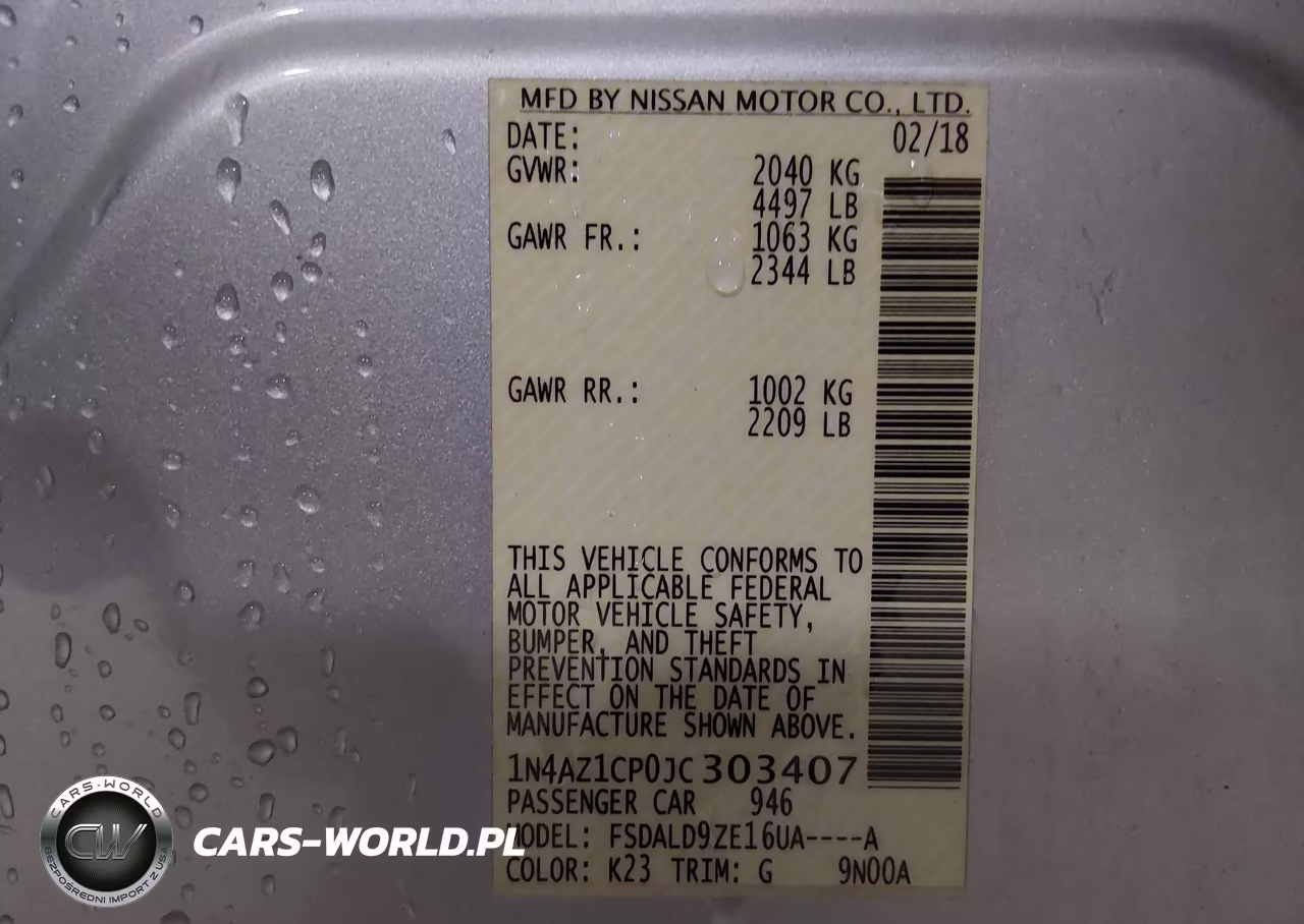 2018 Nissan Leaf Sv VIN:1N4AZ1CP0JC303407 - 9