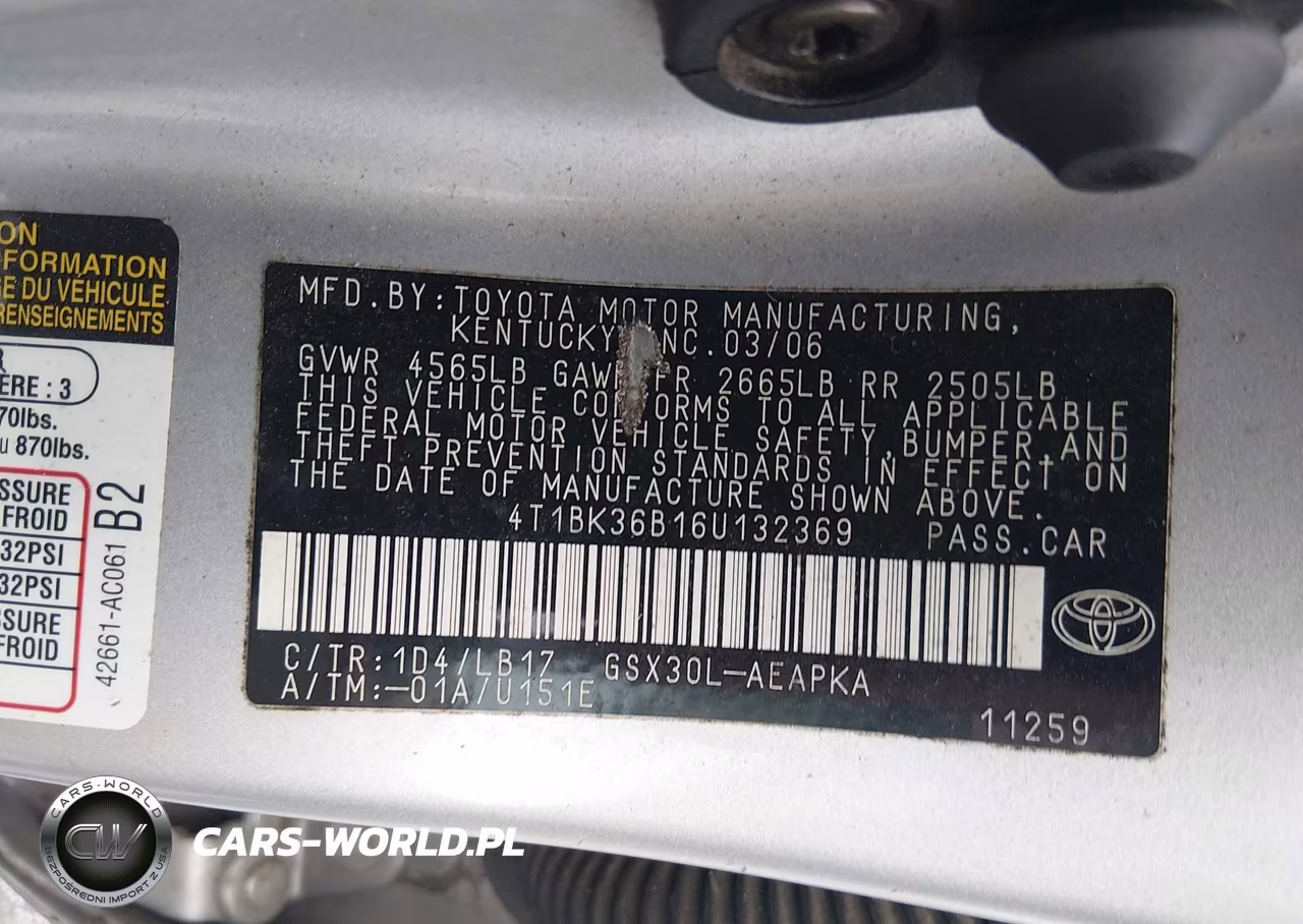 2006 Toyota Avalon Limited VIN:4T1BK36B16U132369 - 9