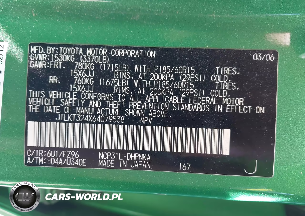 2006 Scion Xb VIN:JTLKT324X64079538 - 9