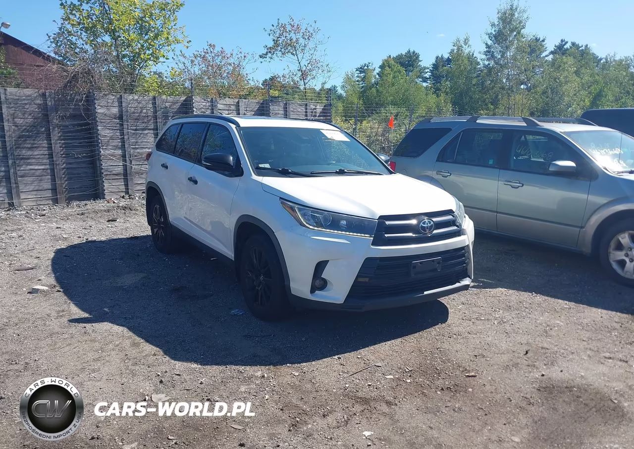 2019 Toyota Highlander Se VIN:5TDJZRFH8KS981996 - 1