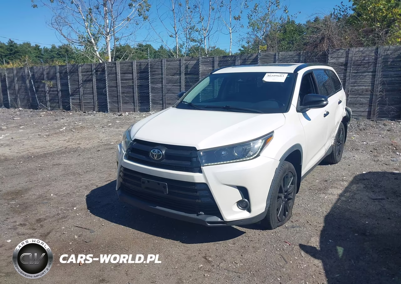 2019 Toyota Highlander Se VIN:5TDJZRFH8KS981996 - 2