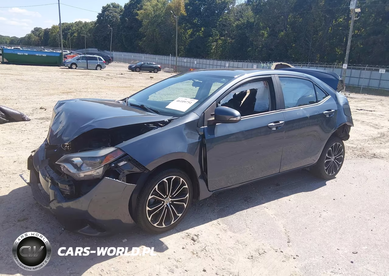 2016 Toyota Corolla S Plus VIN:2T1BURHE4GC726512 - 2