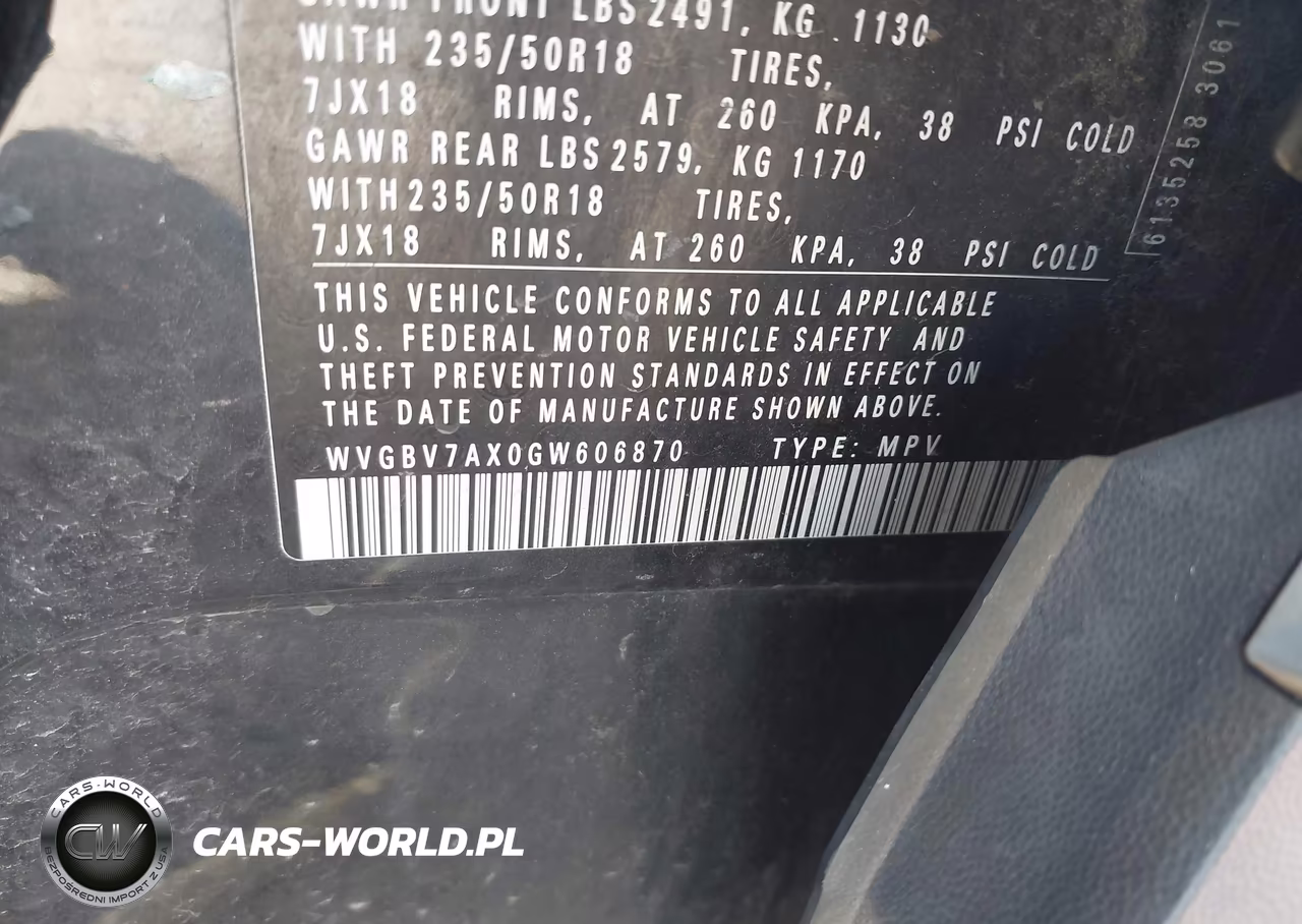 2016 Volkswagen Tiguan Se VIN:WVGBV7AX0GW606870 - 9