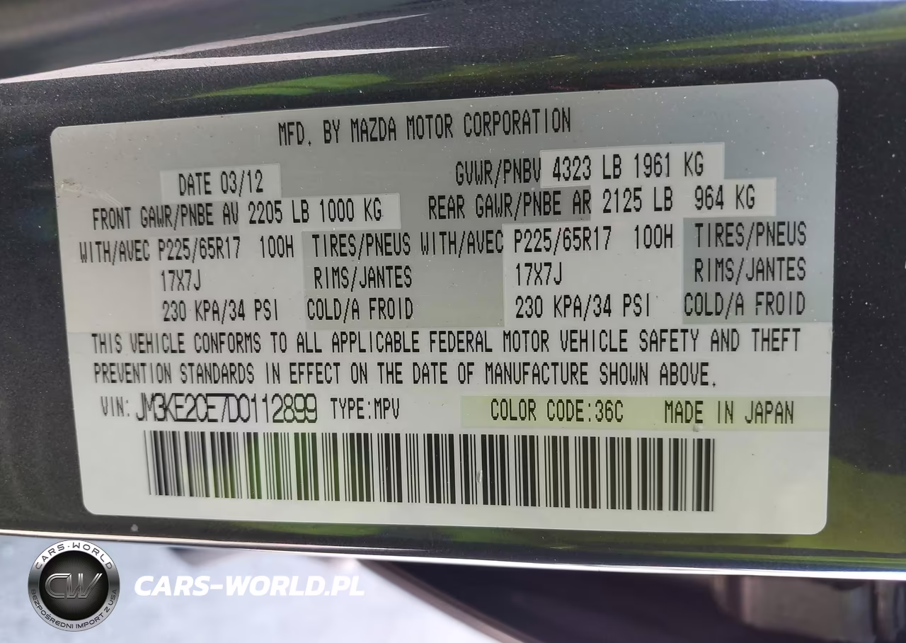 2013 Mazda Cx-5 Touring VIN:JM3KE2CE7D0112899 - 9