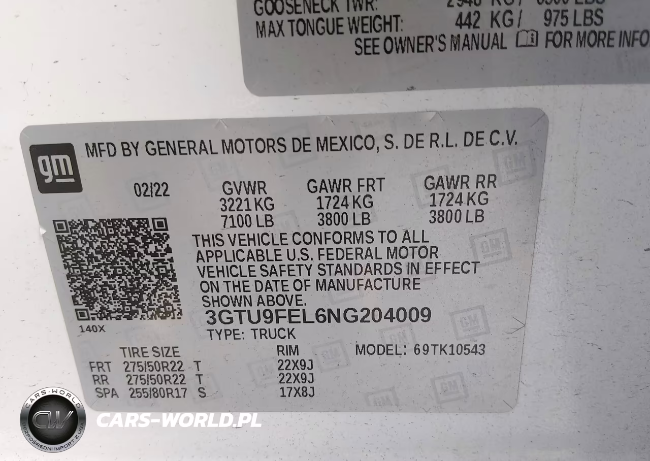 2022 GMC Sierra 1500 Limited 4Wd Short Box Denali VIN:3GTU9FEL6NG204009 - 9