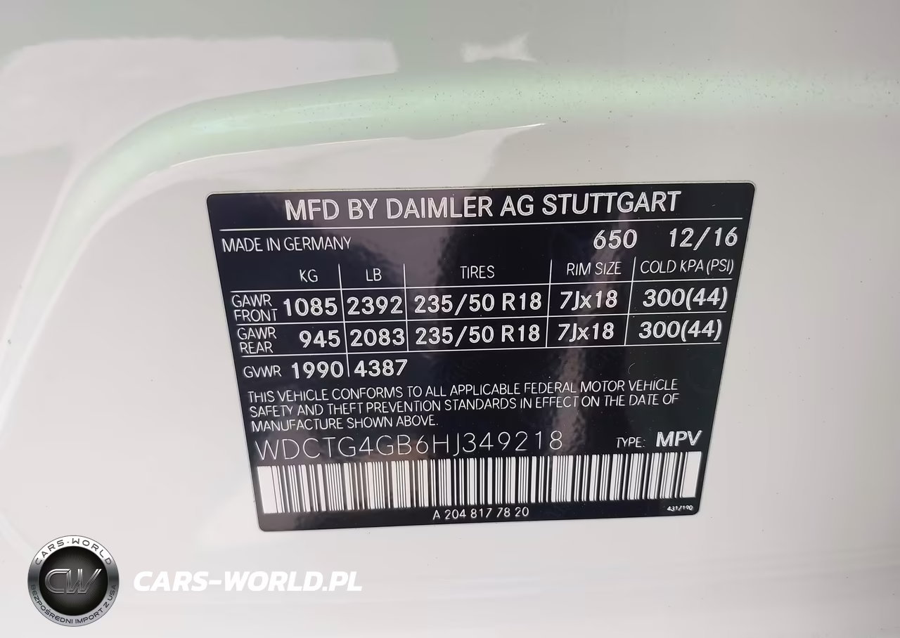 2017 Mercedes-Benz Gla 250 4Matic VIN:WDCTG4GB6HJ349218 - 9