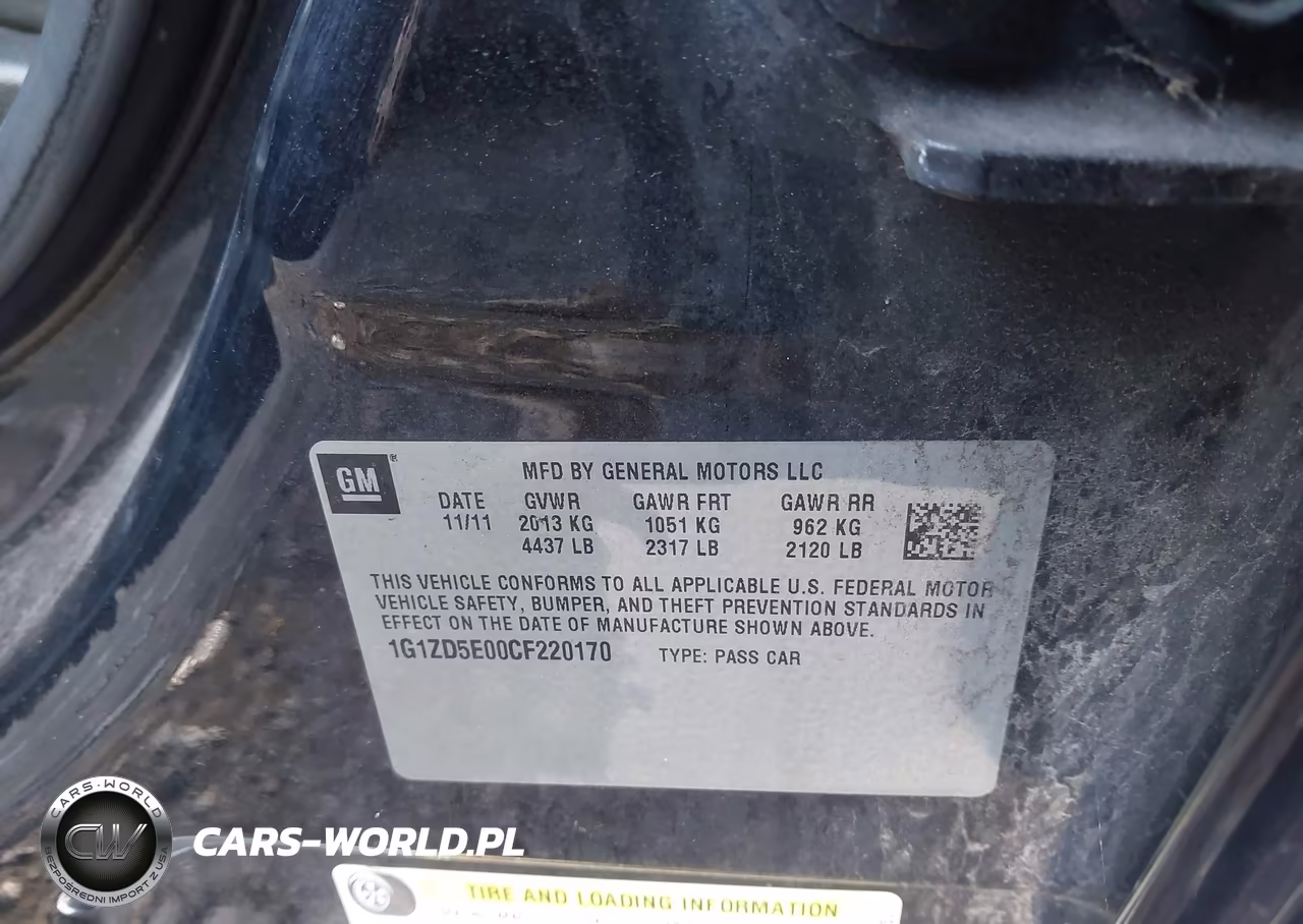 2012 Chevrolet Malibu 2Lt VIN:1G1ZD5E00CF220170 - 9