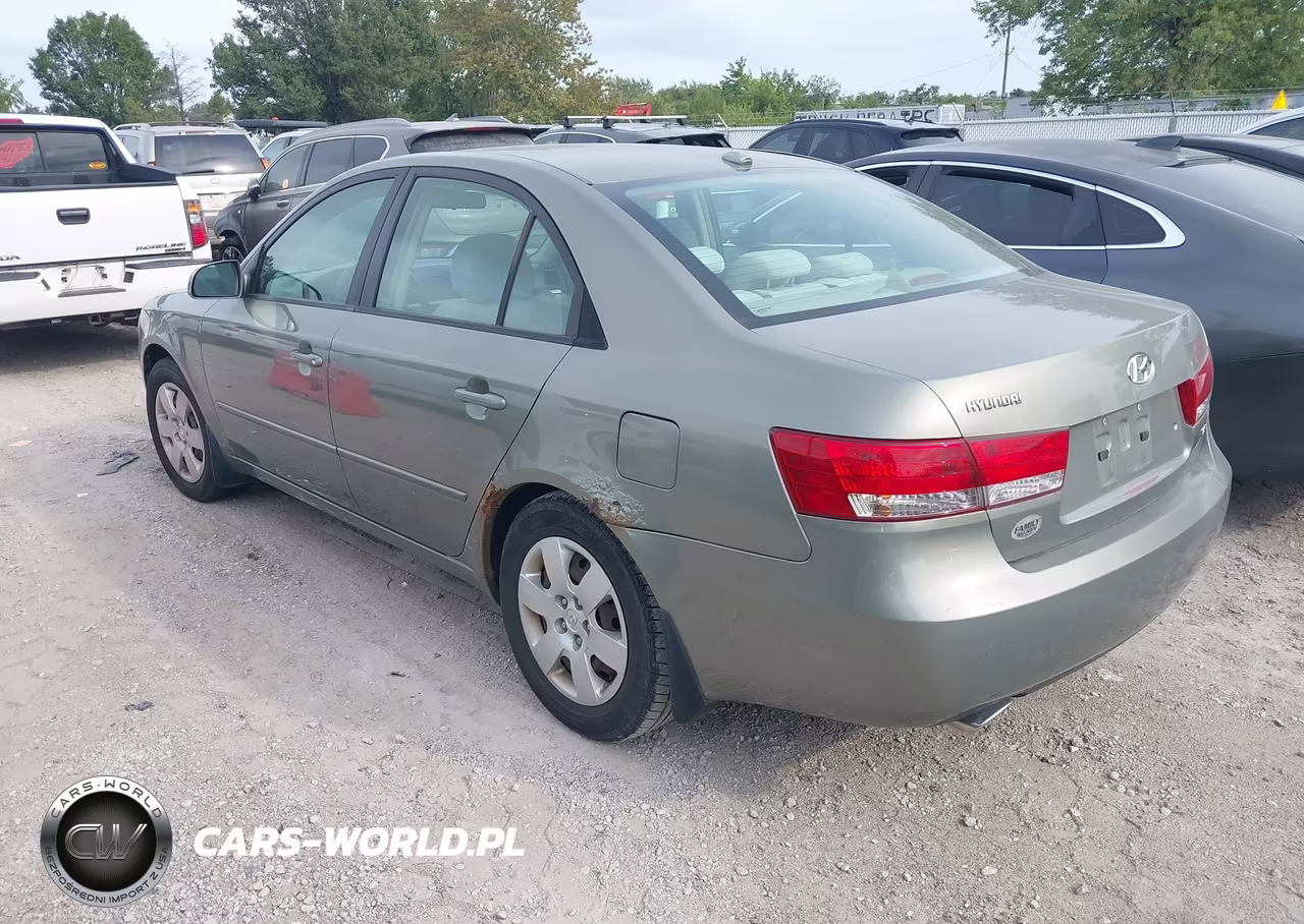 2008 Hyundai Sonata Gls V6 VIN:5NPET46F88H365833 - 3