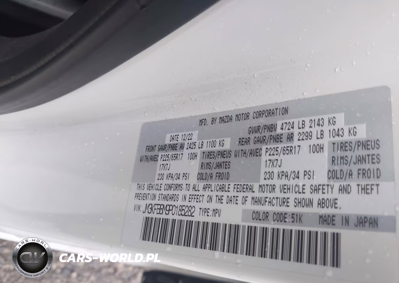 2023 Mazda Cx-5 2.5 S Select VIN:JM3KFBBM9P0185282 - 9
