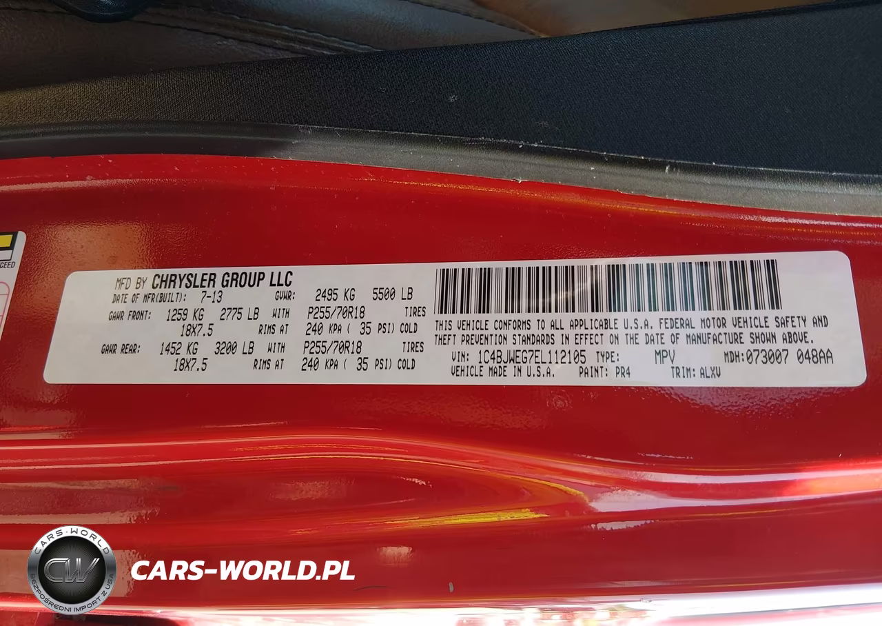 2014 Jeep Wrangler Unlimited Sahara VIN:1C4BJWEG7EL112105 - 9