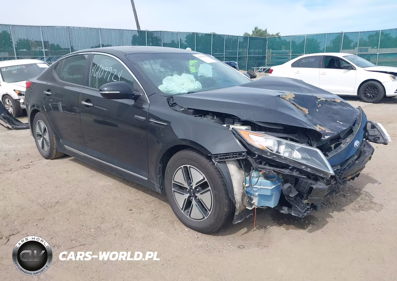 2013 Kia Optima Hybrid Lx VIN:KNAGM4AD9D5043513 - 1