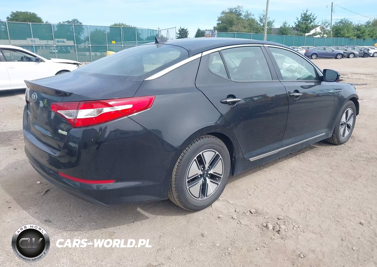 2013 Kia Optima Hybrid Lx VIN:KNAGM4AD9D5043513 - 4