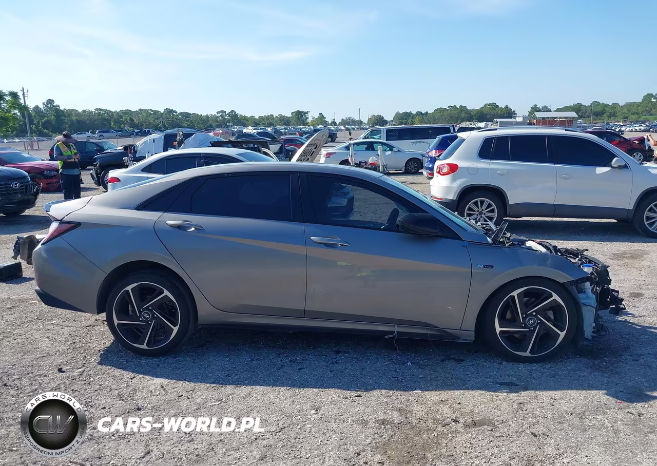 2022 Hyundai Elantra N Line VIN:KMHLR4AF0NU308469 - 14