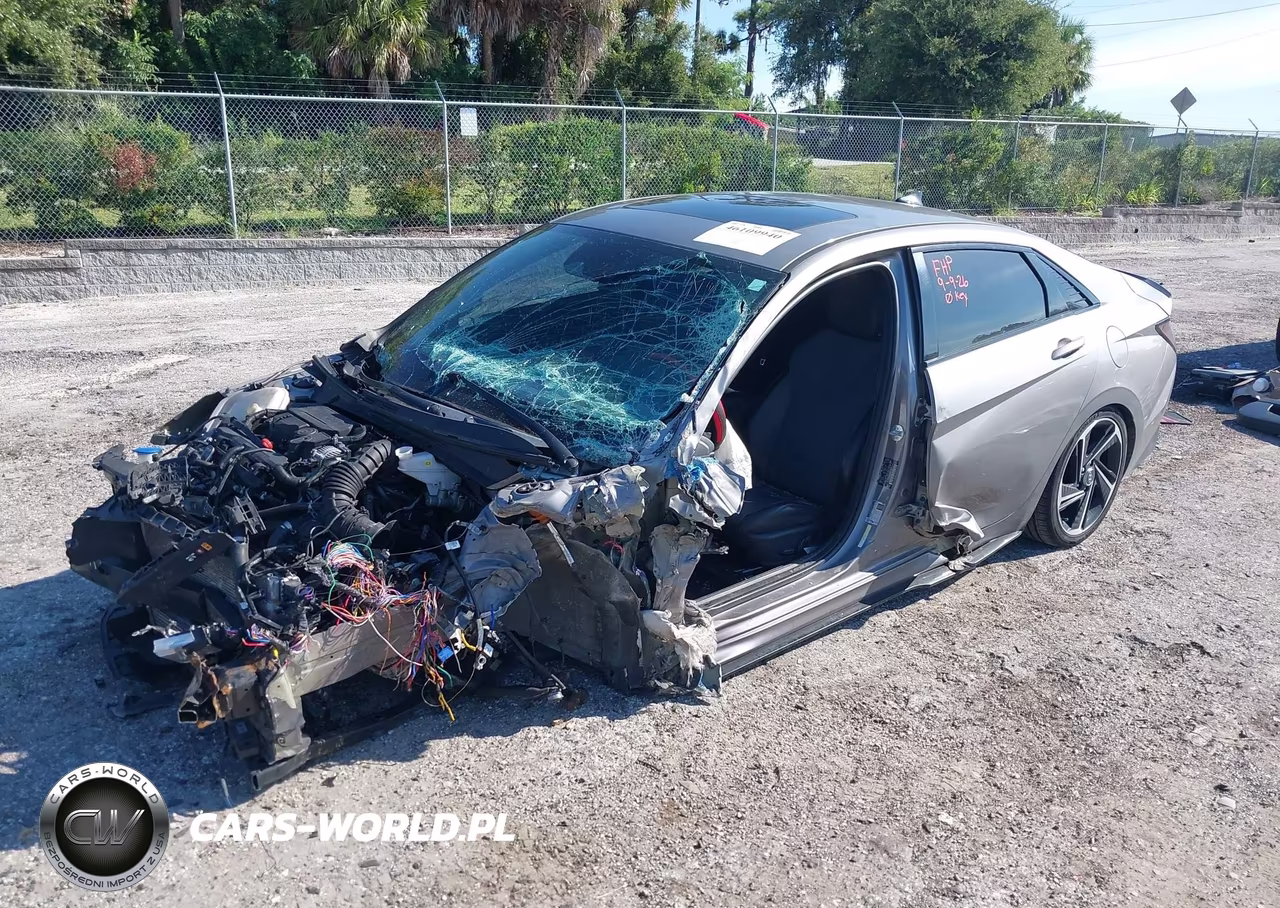 2022 Hyundai Elantra N Line VIN:KMHLR4AF0NU308469 - 2