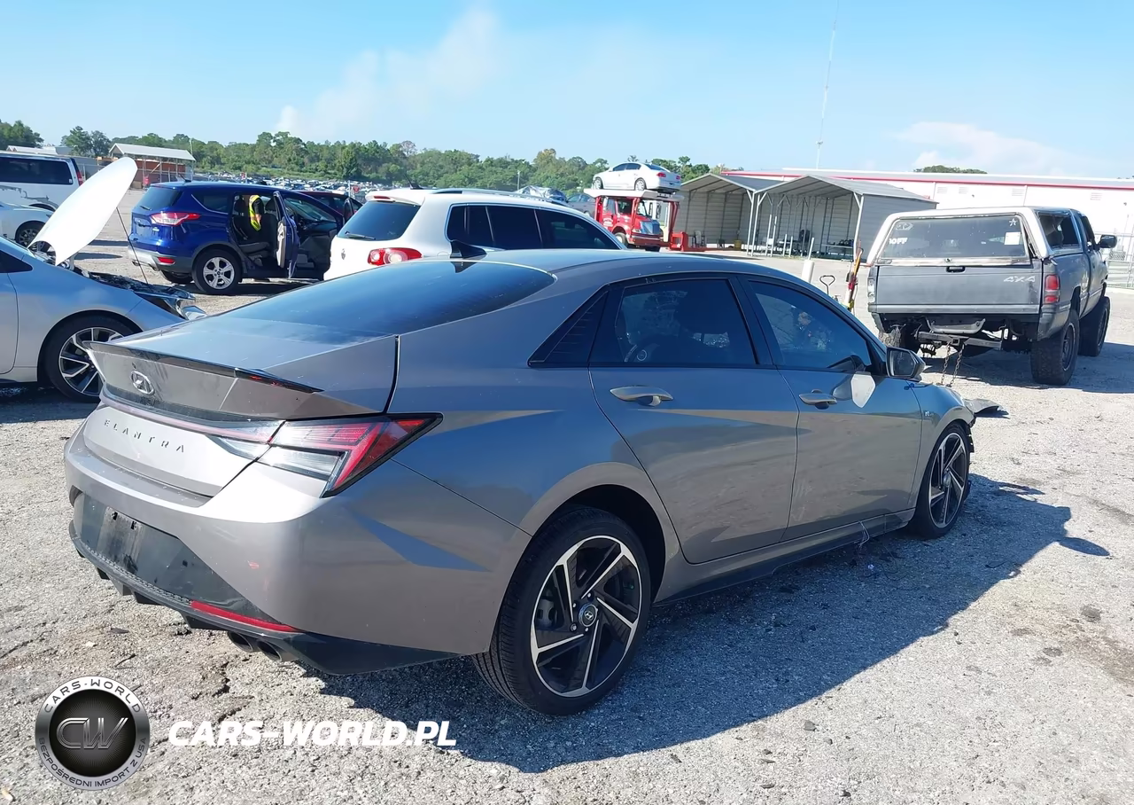 2022 Hyundai Elantra N Line VIN:KMHLR4AF0NU308469 - 4