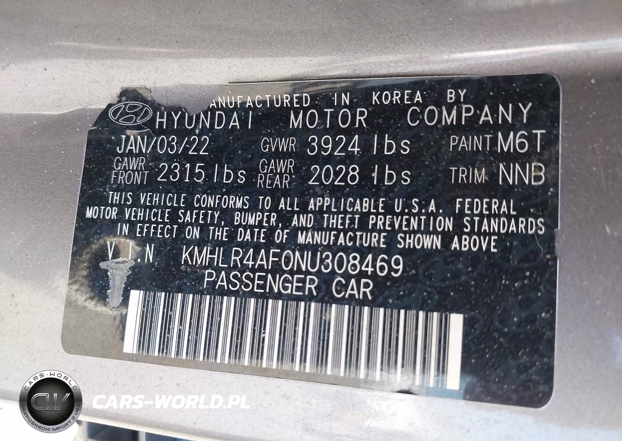 2022 Hyundai Elantra N Line VIN:KMHLR4AF0NU308469 - 9