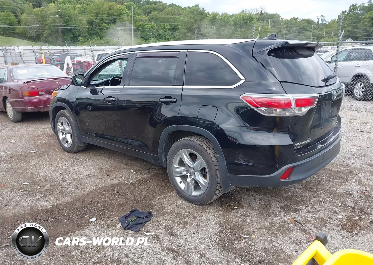 2015 Toyota Highlander Limited V6 VIN:5TDDKRFH3FS130552 - 3