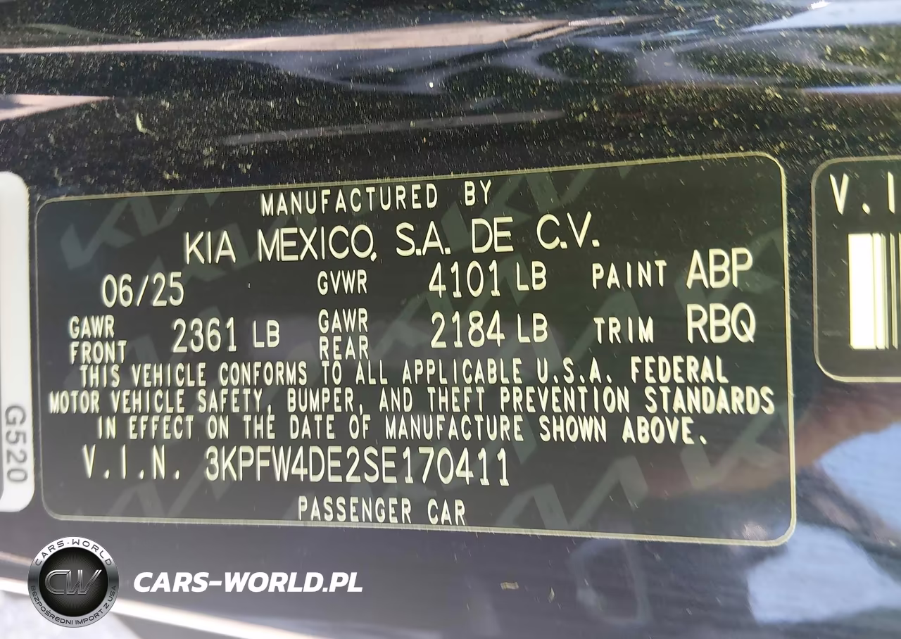 2025 Kia K4 Gt-Line VIN:3KPFW4DE2SE170411 - 9