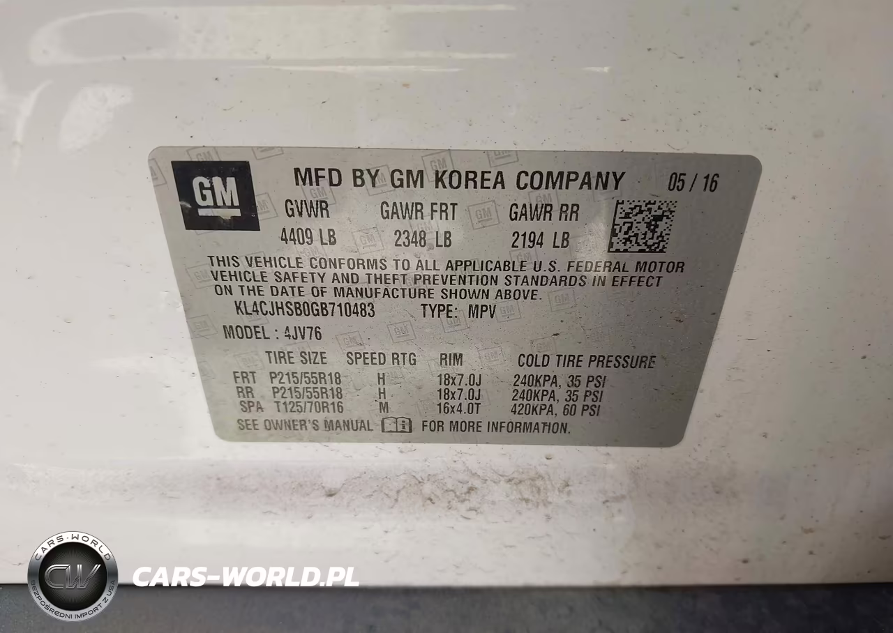 2016 Buick Encore Premium VIN:KL4CJHSB0GB710483 - 9