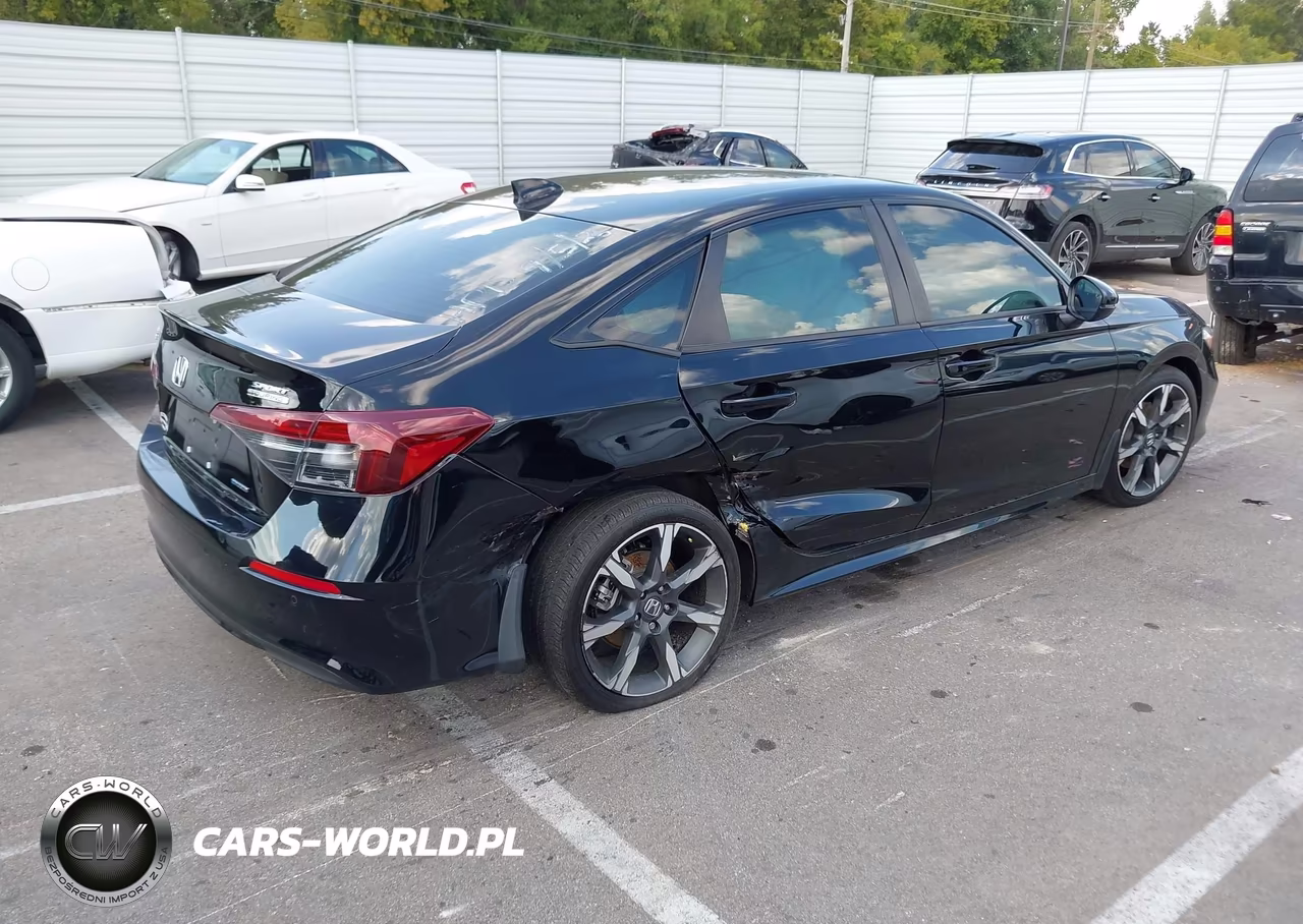 2025 Honda Civic Hybrid Sport-Sport Touring VIN:2HGFE4F84SH319854 - 4