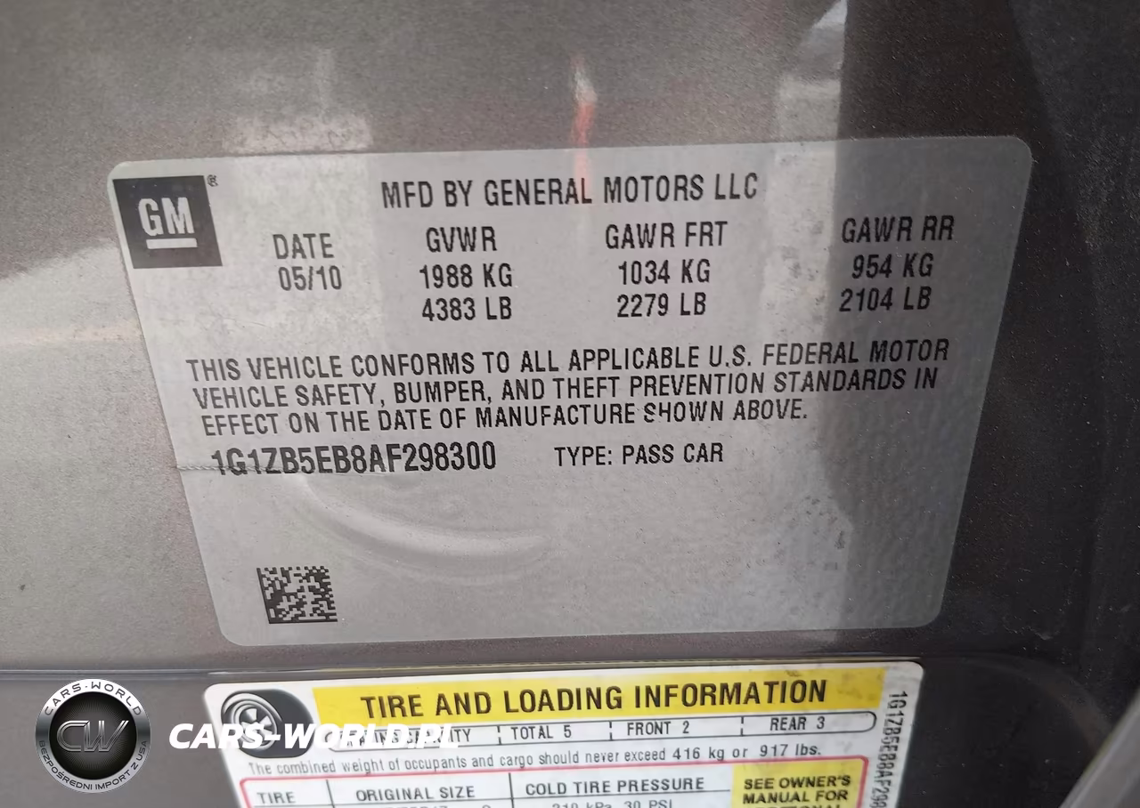 2010 Chevrolet Malibu Ls VIN:1G1ZB5EB8AF298300 - 9