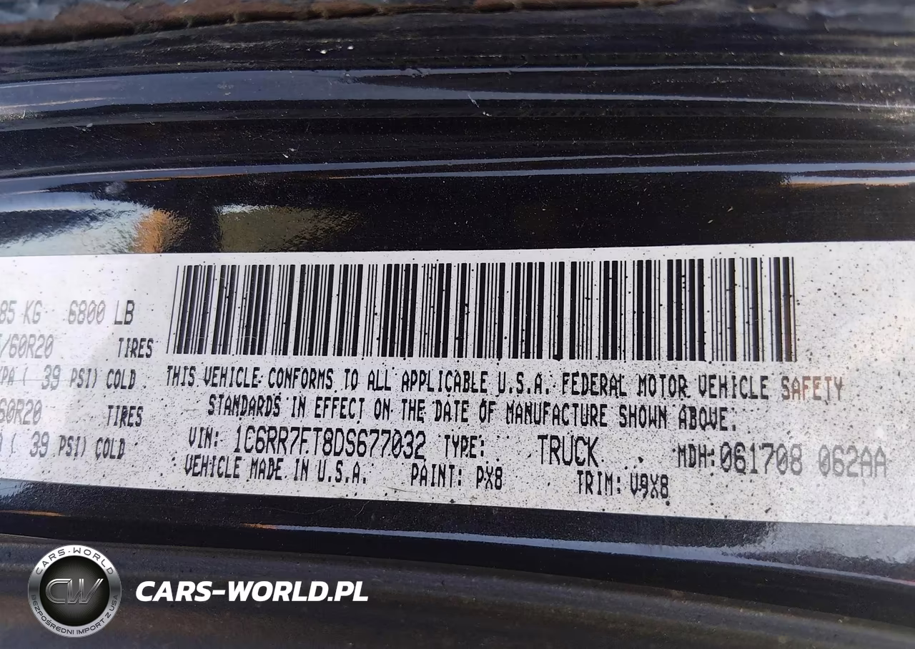 2013 Ram 1500 Express VIN:1C6RR7FT8DS677032 - 9