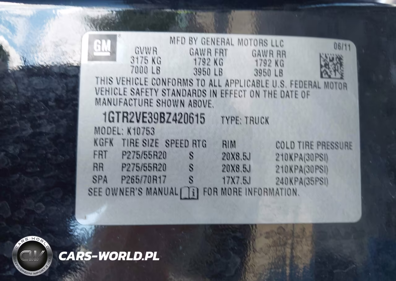 2011 GMC Sierra 1500 Sle VIN:1GTR2VE39BZ420615 - 9