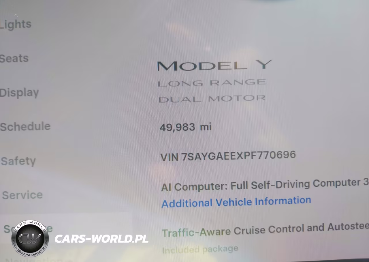 2023 Tesla Model Y Awd-Long Range Dual Motor All-Wheel Drive VIN:7SAYGAEEXPF770696 - 7