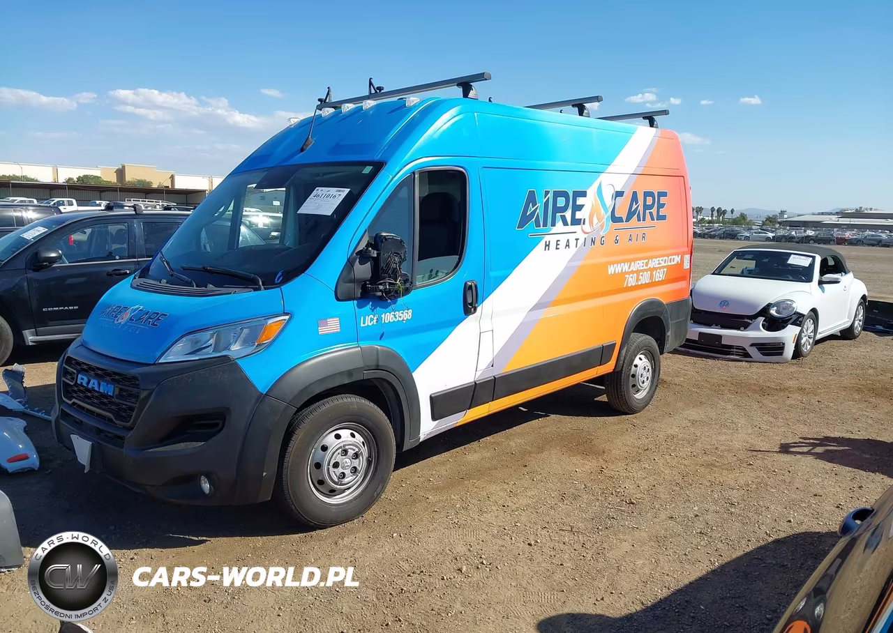 2023 Ram Promaster 1500 High Roof 136 Wb VIN:3C6LRVBG7PE537385 - 2