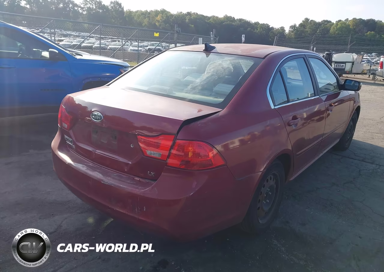 2009 Kia Optima Lx VIN:KNAGE228X95298861 - 4