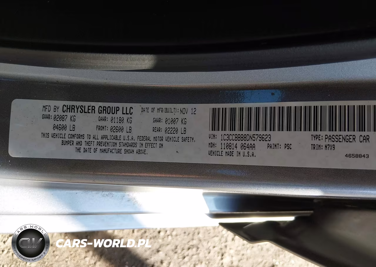 2013 Chrysler 200 Touring VIN:1C3CCBBB8DN579623 - 9