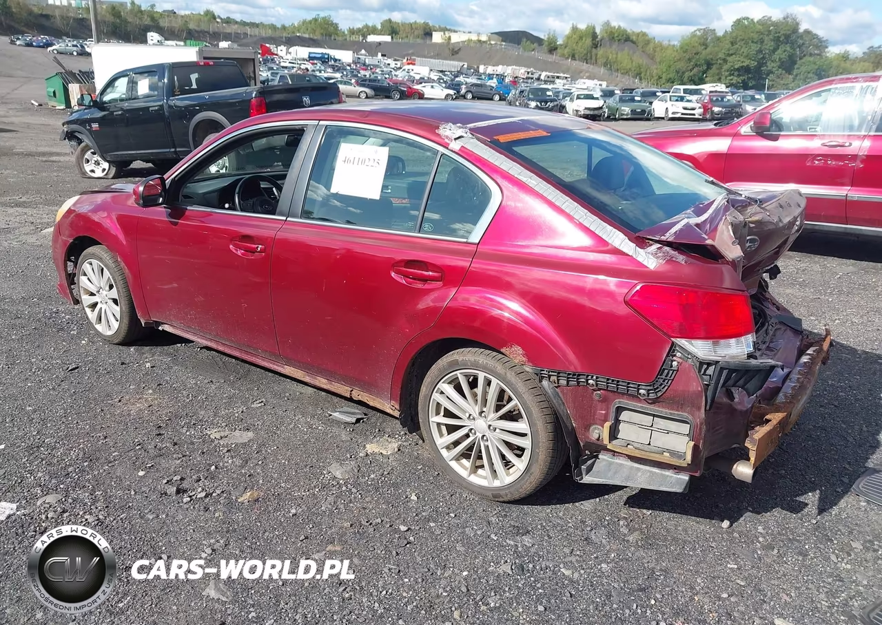 2010 Subaru Legacy 2.5I Limited VIN:4S3BMBK64A3212409 - 3