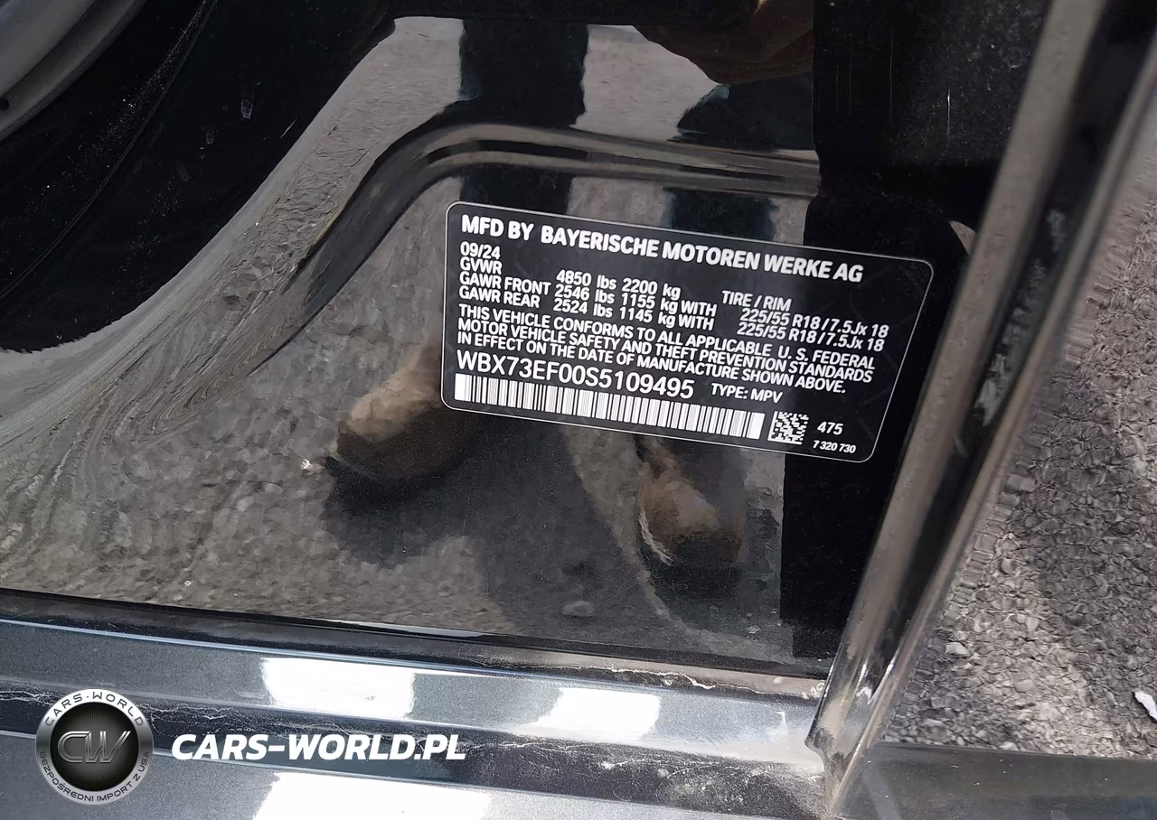2025 BMW X1 xDrive28I VIN:WBX73EF00S5109495 - 9