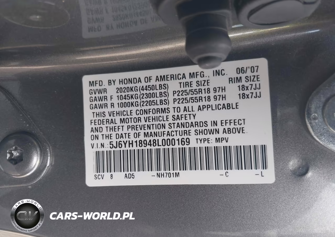 2008 Honda Element Sc VIN:5J6YH18948L000169 - 9
